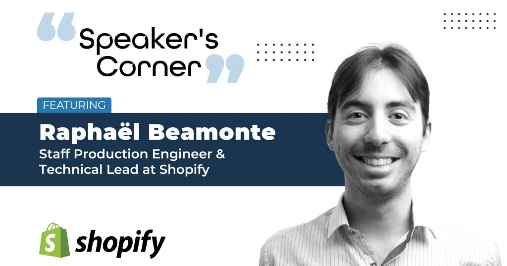 An interview on Shopify engineering, e-commerce scale, production engineering, and building resilient infrastructure for millions of merchants.